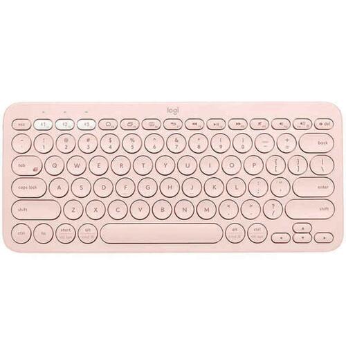 Trådløst tastatur Logitech K380 Pink Spansk qwerty