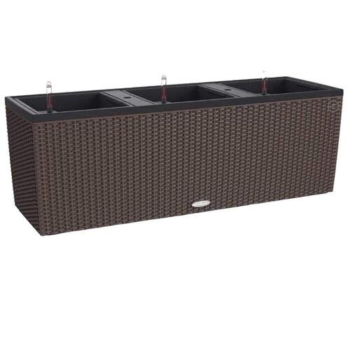 Selvvandende planter Lechuza TRIO Cottage Sort polypropylen 100 x 32,5 x 34,5 cm
