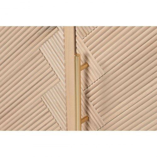 Skænk - natur, paulownia træ og MDF, 120 × 34 × 76 cm