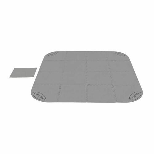 Beskyttelsesgulv til nedbrydelige bassiner Lay-Z-Spa 196 x 196 cm Grå Polyetylen