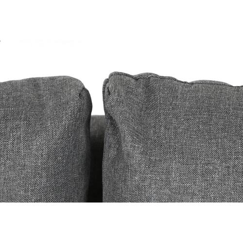Chaiselong sofa Grå Metal Moderne 276 x 152,5 x 84 cm