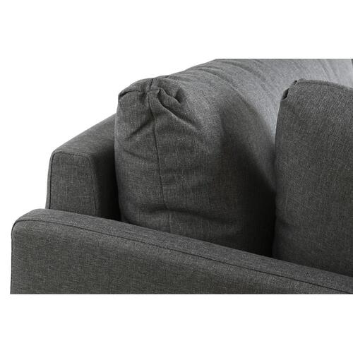 Chaiselong sofa Grå Metal Moderne 276 x 152,5 x 84 cm