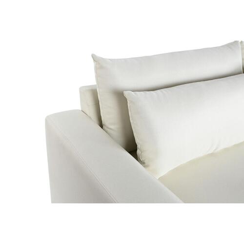 Chaiselong sofa Beige Flødefarvet Træ Moderne 386 x 218 x 88 cm