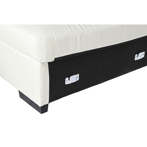 Chaiselong sofa Beige Flødefarvet Træ Moderne 386 x 218 x 88 cm
