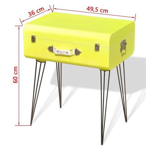 Skab 49,5x36x60 cm gul