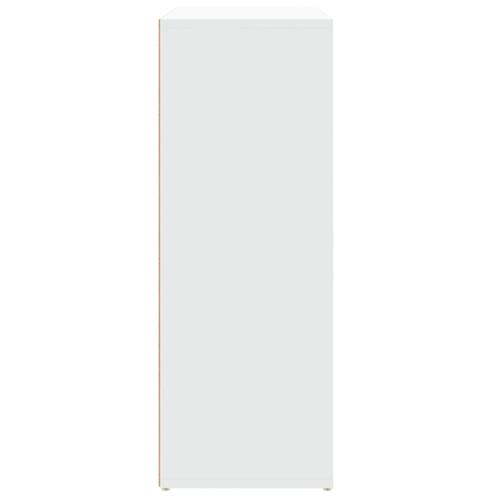 Kommoder 2 stk.. 60x31x84 cm konstrueret træ hvid
