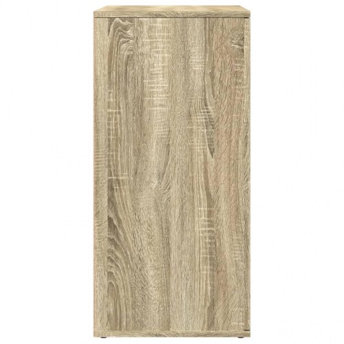 Skænke 2 stk. 79x38x80 cm konstrueret træ sonoma-eg