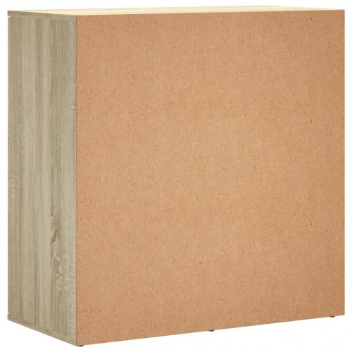 Skænke 2 stk. 79x38x80 cm konstrueret træ sonoma-eg