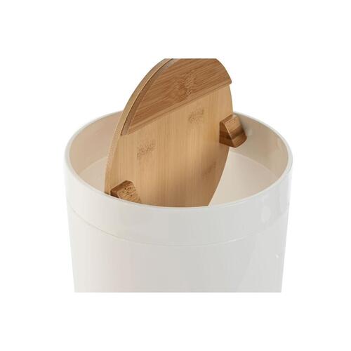 Skraldespand Home ESPRIT Hvid Natur 5 L