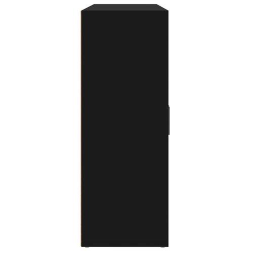 Kommoder 3 stk. 60x31x84 cm konstrueret træ sort