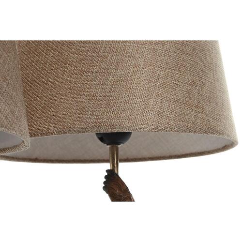 Bordlampe Home ESPRIT Brun Metal Harpiks 50 W 220 V 26 x 26 x 53,5 cm (2 enheder)