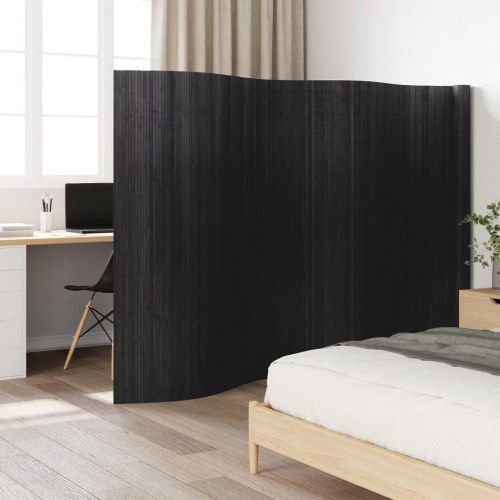 Rumdeler i bambus - 600 × 165 cm, grå