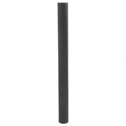 Rumdeler i bambus - 600 × 165 cm, grå