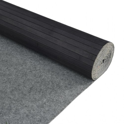 Rumdeler i bambus - 600 × 165 cm, grå