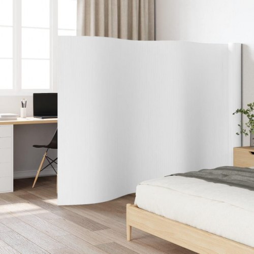 Rumdeler i bambus - 800 × 165 cm, hvid