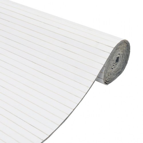 Rumdeler i bambus - 800 × 165 cm, hvid
