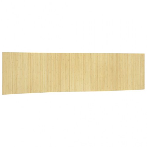 Rumdeler i bambus - 800 × 165 cm, lys naturfarve