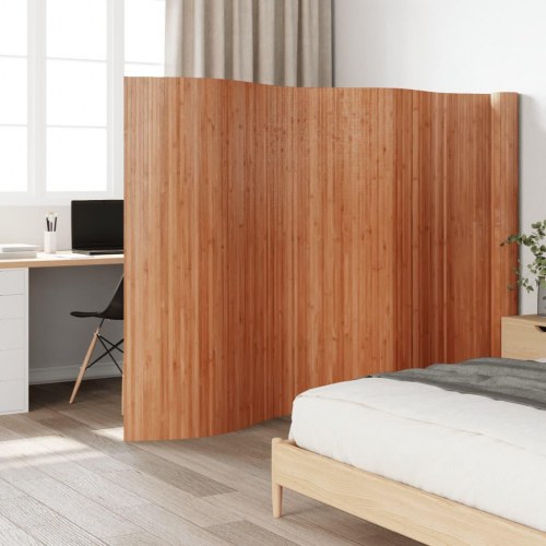 Rumdeler i bambus - 800 × 165 cm, brun