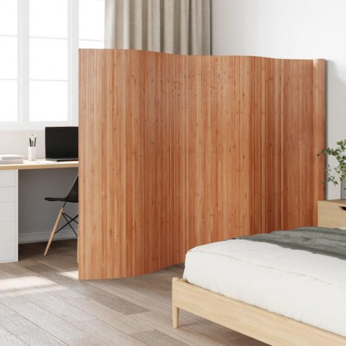 Rumdeler i bambus - 600 × 165 cm, naturfarvet