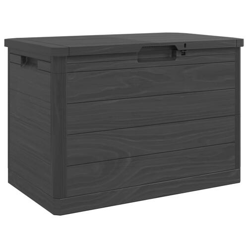Udendørs hyndeboks 77,5x44,5x53 cm polypropylen antracitgrå