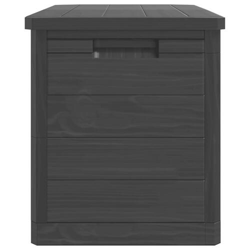 Udendørs hyndeboks 77,5x44,5x53 cm polypropylen antracitgrå
