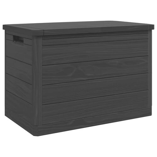 Udendørs hyndeboks 77,5x44,5x53 cm polypropylen antracitgrå