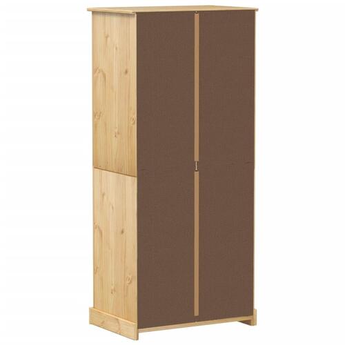 Klædeskab Corona 76x50x170 cm massivt fyrretræ