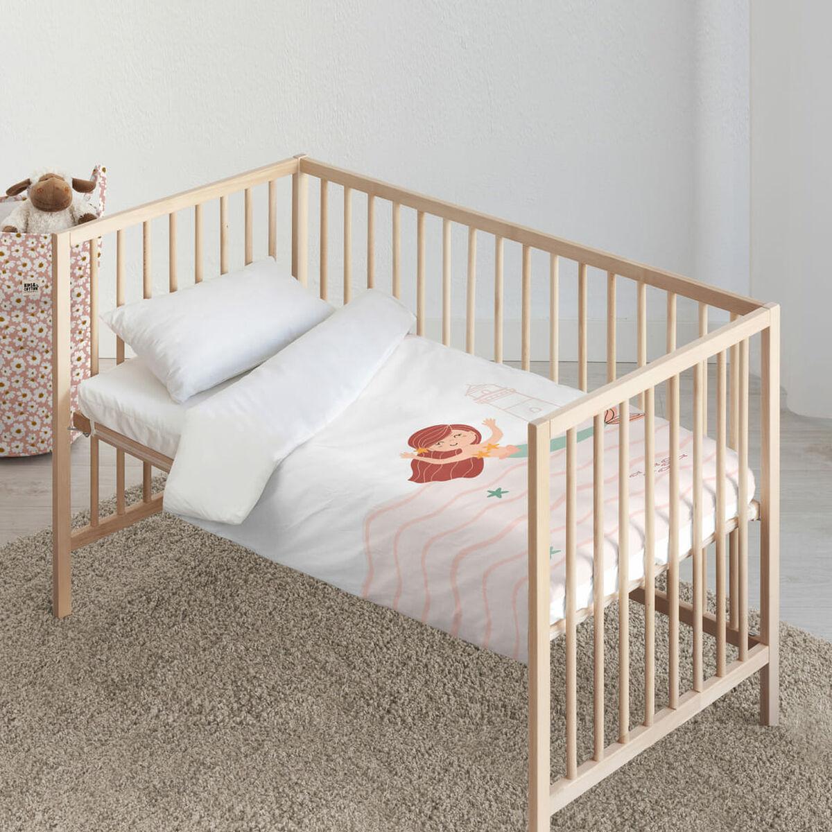 Dynebetræk Sæt Kids&cotton Mosi Big Pink 115 X 145 Cm