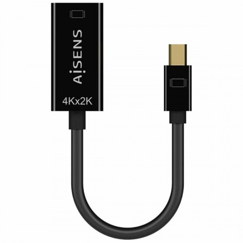 DisplayPort-kabel Mini DisplayPort til HDMI - Aisens - 15 cm - Sort
