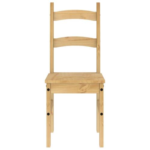 Spisebordsstole 2 stk. 40x46x99 cm massivt fyrretræ