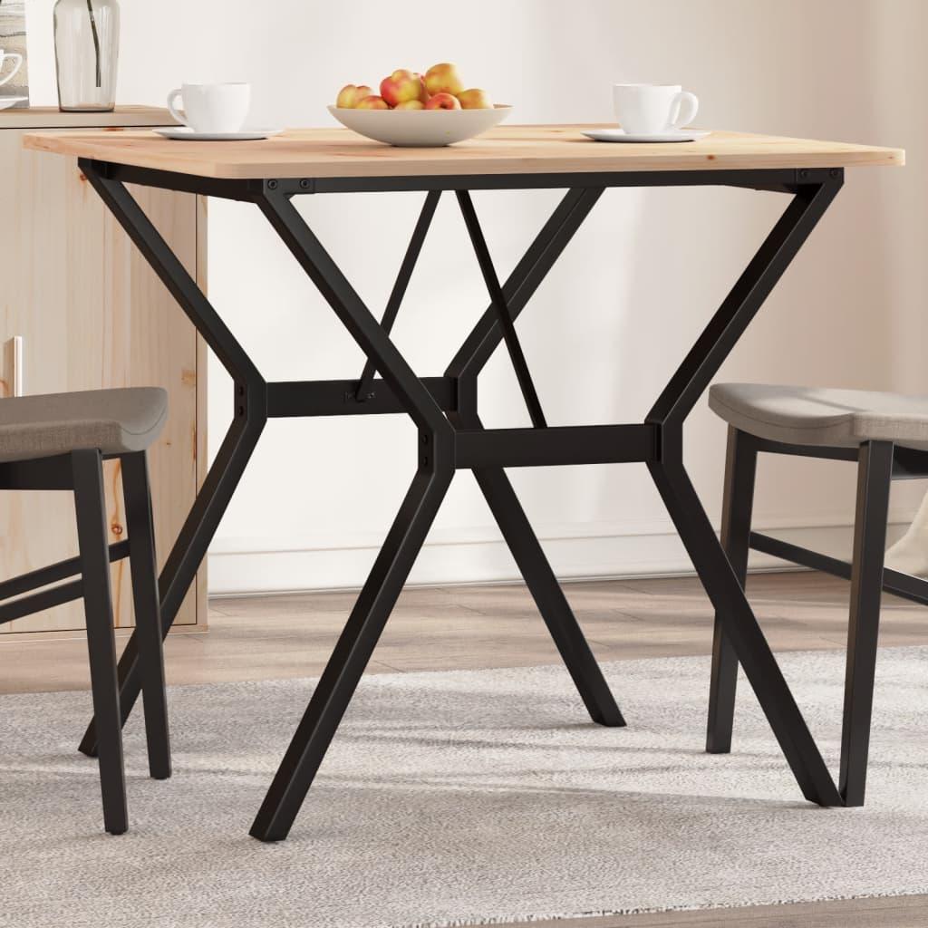 Bordben til spisebord 70x70x73 cm Y-stel stål