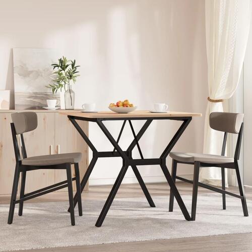 Bordben til spisebord 70x70x73 cm Y-stel stål