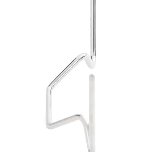 Glasclips/flueben til drivhus 50 stk. W-type galvaniseret stål