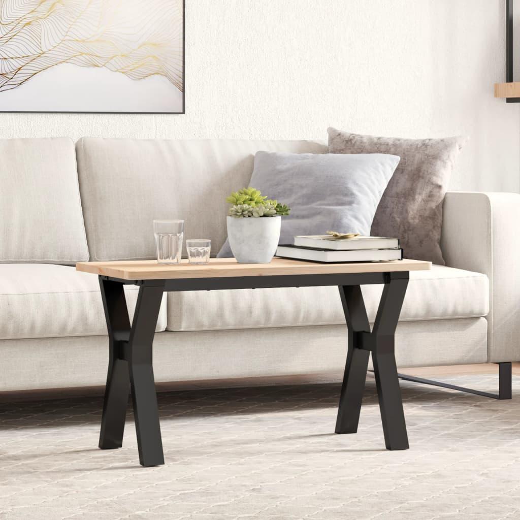 Bordben til sofabord 70x30x43 cm Y-stel støbejern