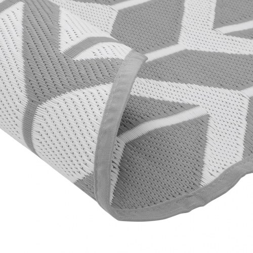 Udendørs gulvtæppe ARAKIL Ø120 cm PP grå