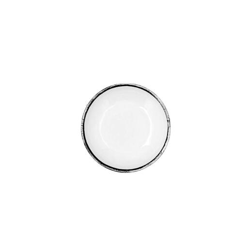 Skål Quid Select Filo Hvid Sort Plastik 11,6 x 2,6 cm (24 enheder)