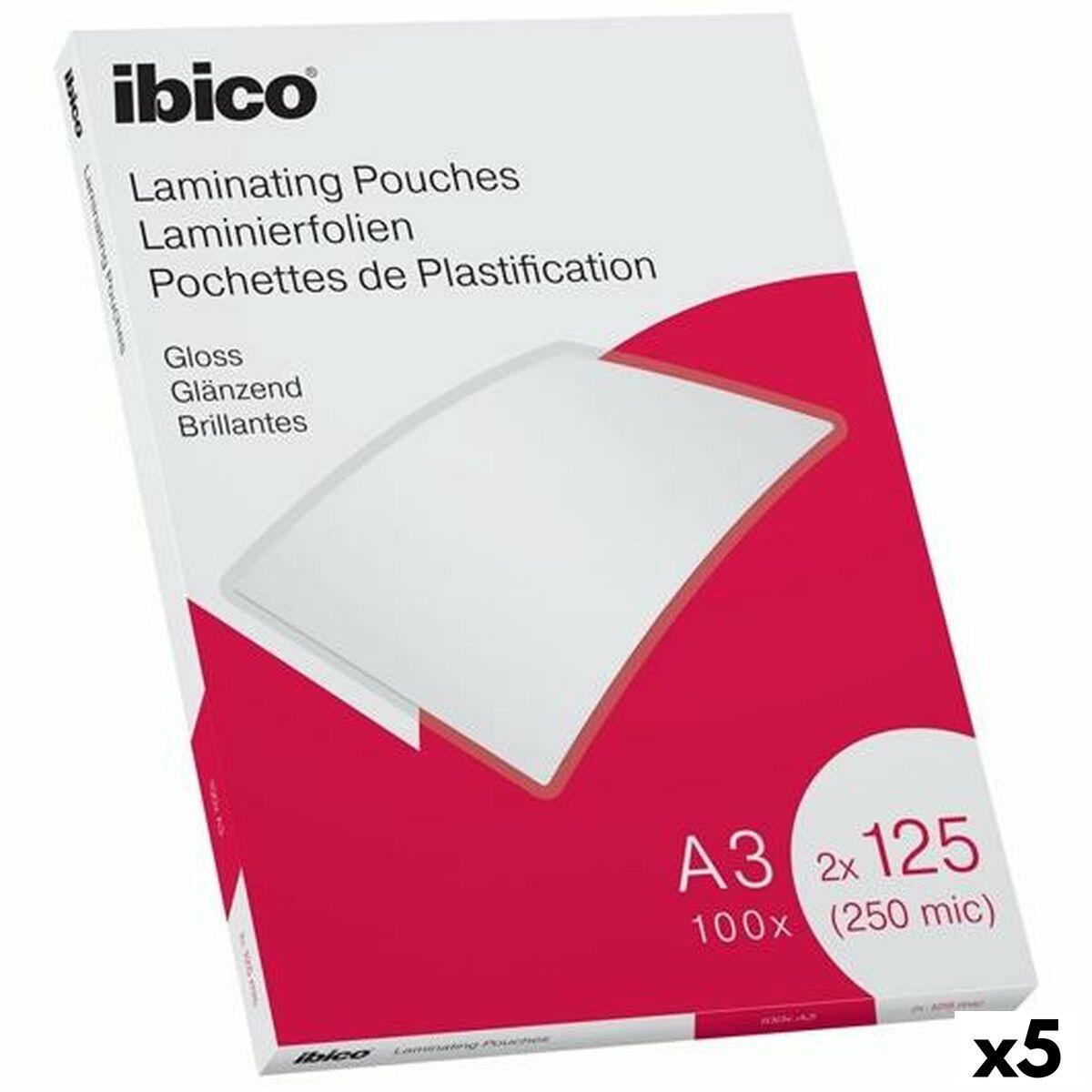 Lamineringsfilm Ibico A3 Shine 0 25 Mm 5 Enheder