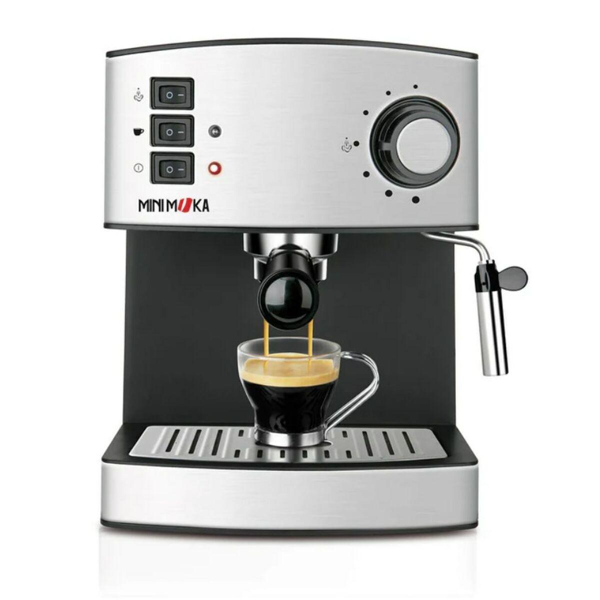 Hurtig manuel kaffemaskine Taurus CM-1821 MINIMOKA Sort Stål 850 W 1,6 L