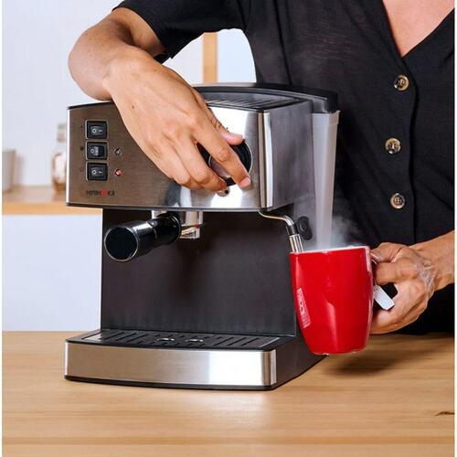 Hurtig manuel kaffemaskine Taurus CM-1821 MINIMOKA Sort Stål 850 W 1,6 L