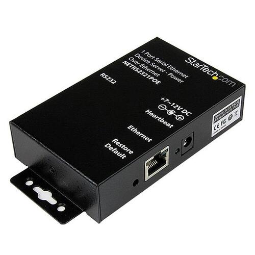 USB Hub Startech NETRS2321POE Sort