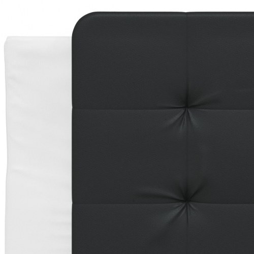 Sengeramme Zadar 90 x 190 cm uden madras - sort/hvid