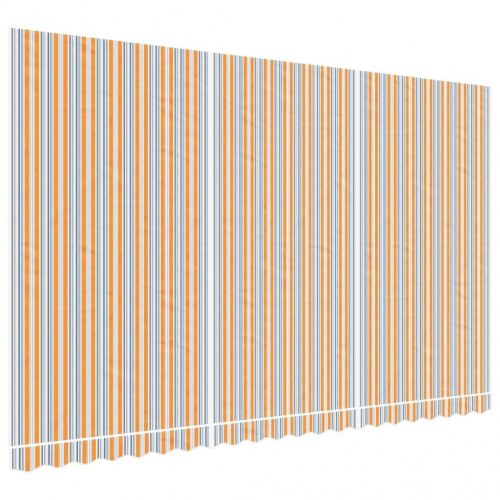 Markisedug 5 x 3 m - stribet, flerfarvet reservemarkise