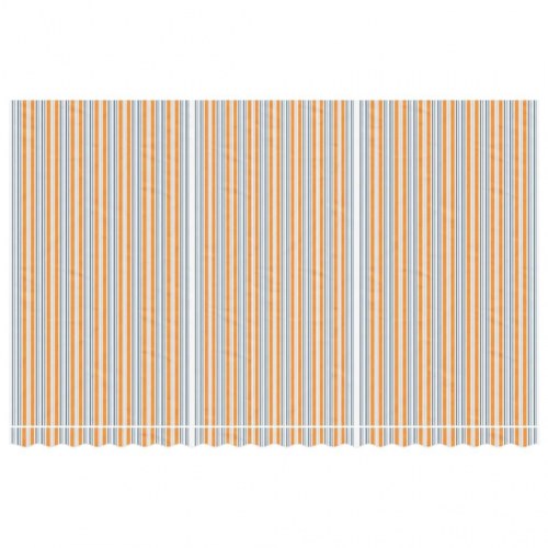 Markisedug 5 x 3 m - stribet, flerfarvet reservemarkise