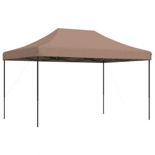 Foldbart pop up-festtelt 440 × 292 × 315 cm - brun