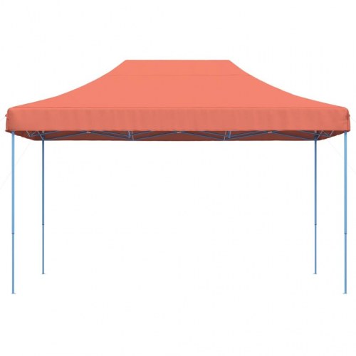 Foldbart pop up-festtelt 440 × 292 × 315 cm - terracotta