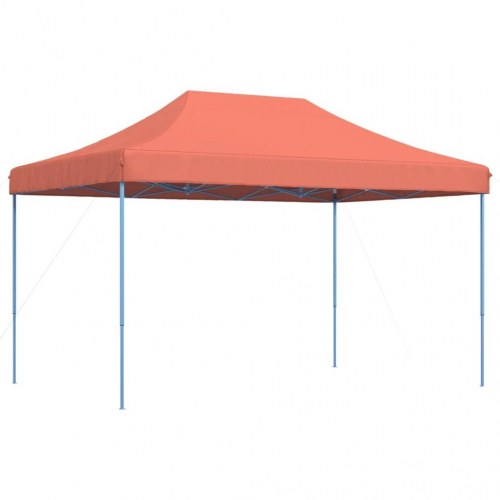 Foldbart pop up-festtelt 440 × 292 × 315 cm - terracotta