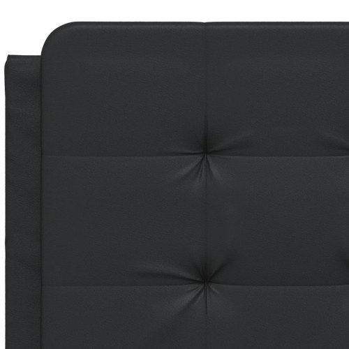 Sengeramme med LED Zadar 120 x 200 cm - sort