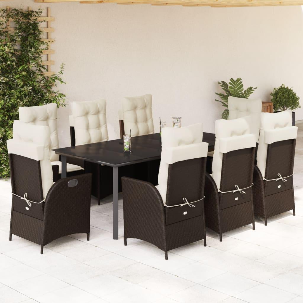 Spisebordssæt til Haven - 200 x 100 x 74 cm / Uden fodskammel / 8