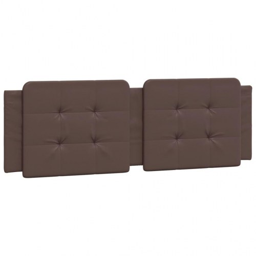 Sengeramme med LED uden madras Zadar 160x200 cm brun