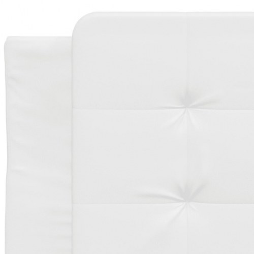 Sengeramme med LED Zadar 80 x 200 cm - hvid